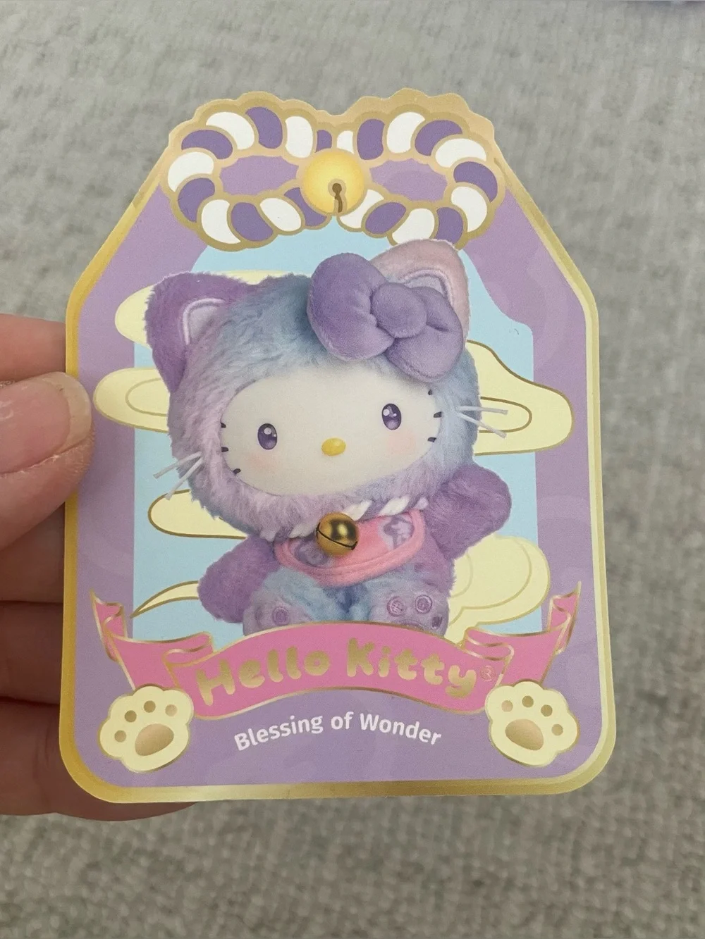 NWOT hello kitty blessing of wonder plush keychain